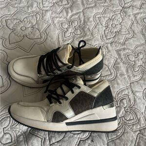 Stylish Black and White Sneakers